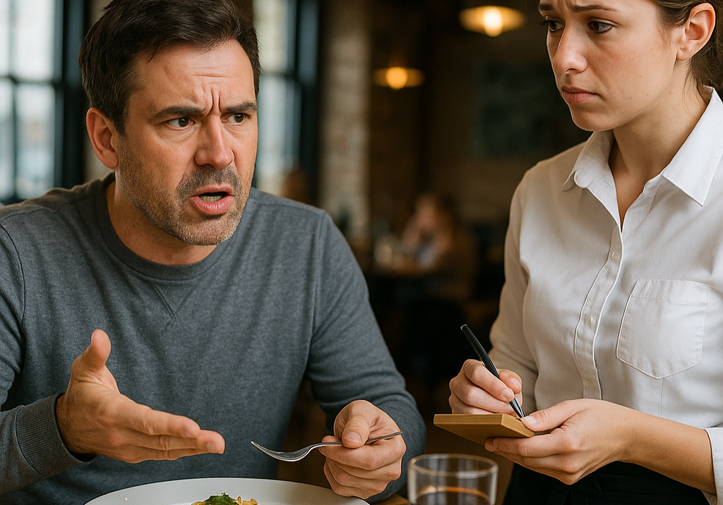 Food complaint scene