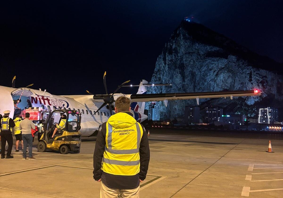 Food importation via plane