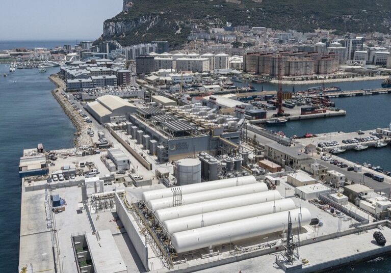 Lng Terminal from above